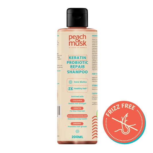 Keratin Shampoo | Powered with KeraGen Tech for 2x stronger, shinier hair |250ml