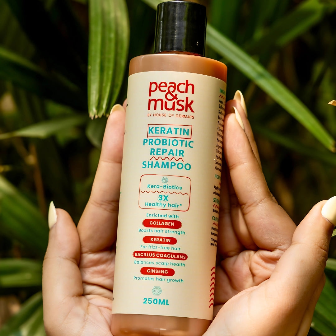 Keratin Shampoo | Powered with KeraGen Tech for 2x stronger, shinier hair |250ml
