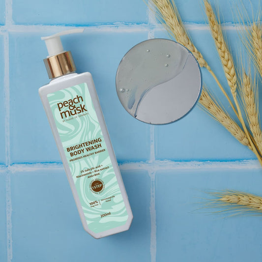 Brightening Body Wash | 2% Salicylic Acid + Niacinamide + Rice Extract | AHA + BHA | 200ml