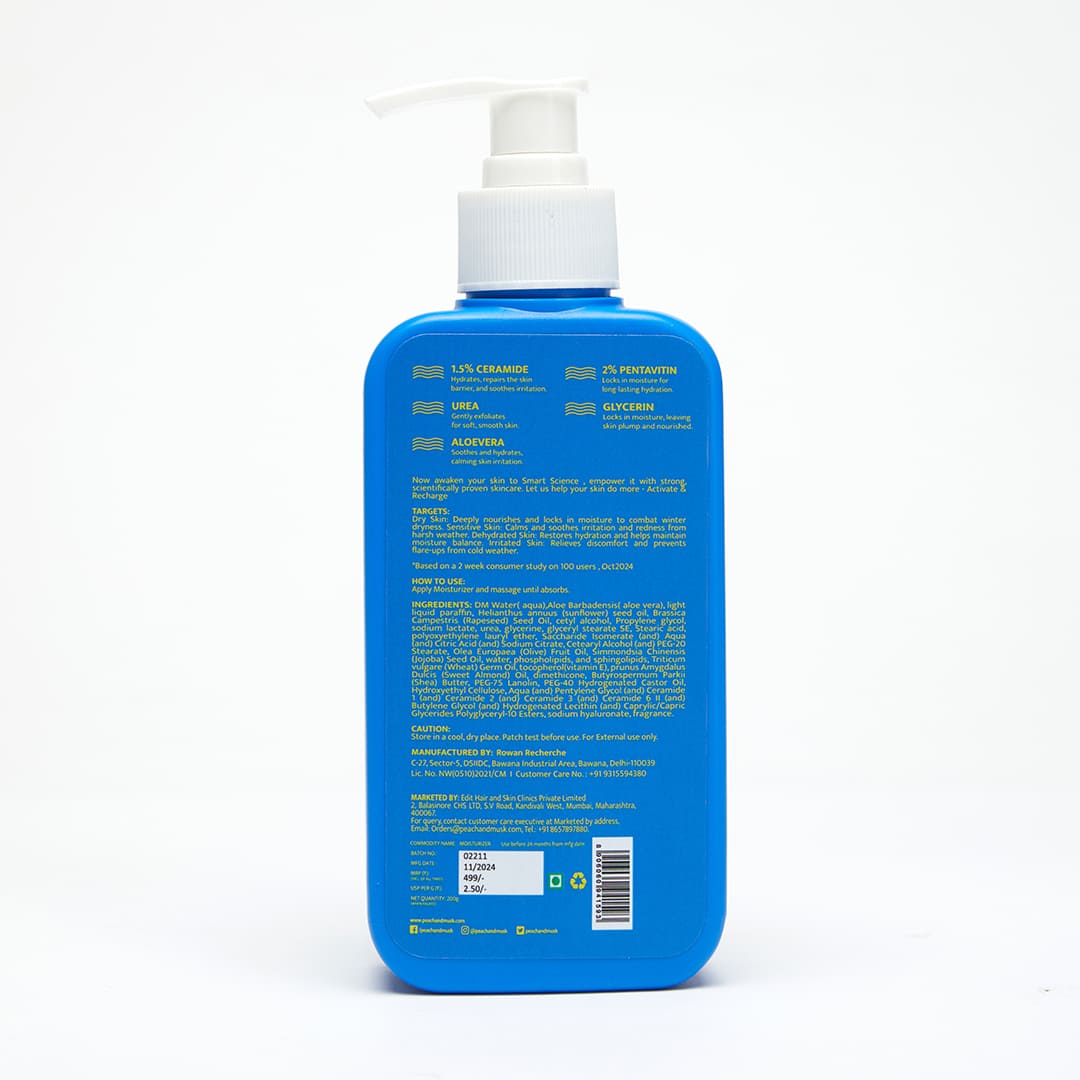 Ceramide Moisturiser | 200ml | Barrier repair Moisturizer- 1.5 % Ceramide +2% Pentavitin®