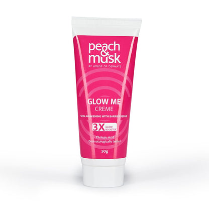 Glow Me 1% Kojic Acid & Niacinamide moisturizer | Clinically Tested | 50g