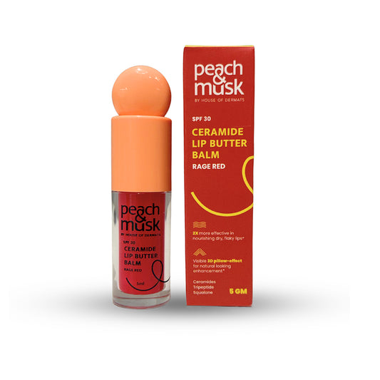 Ceramide Lip Butter Balm SPF 30 | Brightening Lip Balm for dark lips with Tripeptide and Squalane